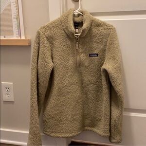 Patagonia Tan Fleece 1/4 Zip Jacket